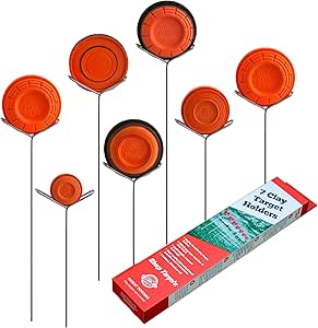 Clay Pigeon Target Holders Pack of 7 - Will Fit Any Clay Targets - Made in USA