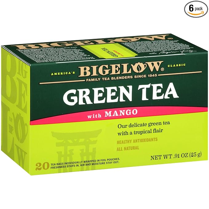 Bigelow Green tea with mango - 20ct (072310001879)