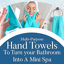 DAN RIVER 6-Pack Premium Hand Towels