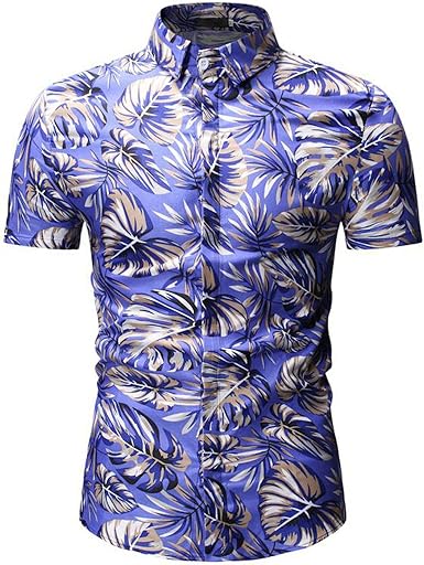 slim fit hawaiian shirts amazon