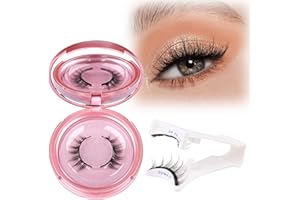 Magnetic Eyelashes with Magnetic Lash Applicator Natural Look Manga Lashes Reusable Magnetic Lashes Kit No Glue Faux Mink False Eyelashes with Magnets by Newcally