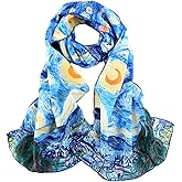 Long Crepe Silk Scarf Classic Art Print