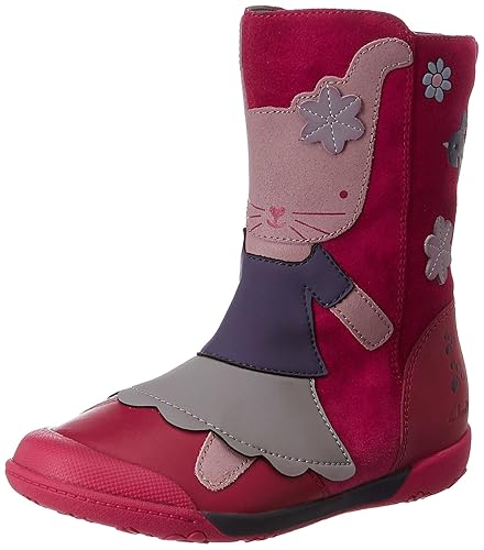clarks girls red shoes
