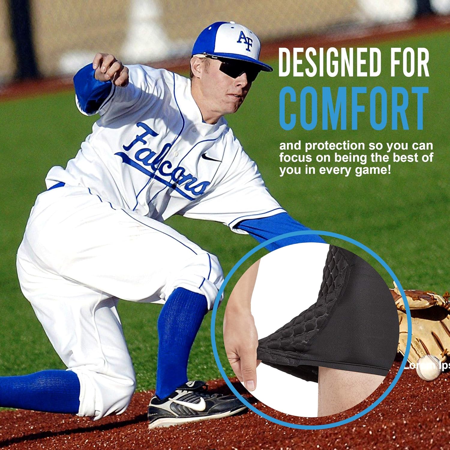 Bodyprox Baseball Sliding Shorts for Men, Compression Padded Slider Shorts : Sports & Outdoors