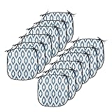 Ambesonne Ikat Chair Seating Cushion Set of
