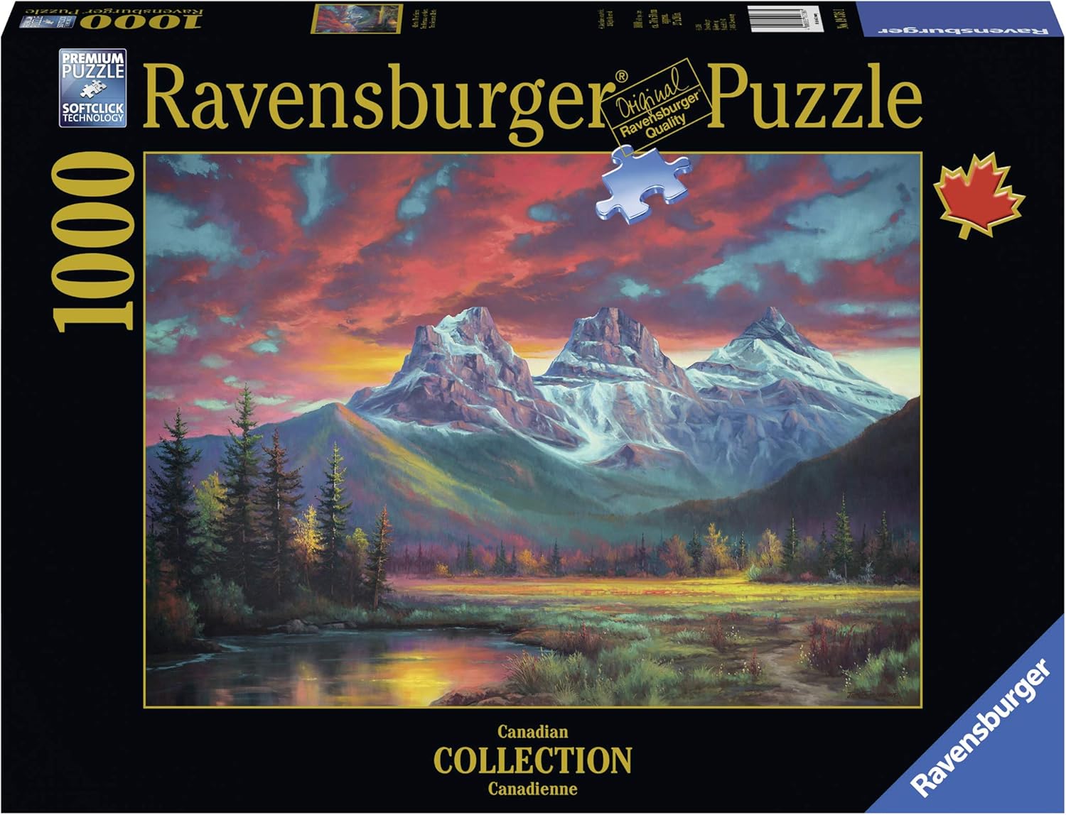 Ravensburger Canadian Collection Alberta's Three Sisters, Jigsaw Puzzles Amazon Canada