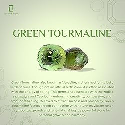 LUSTRE AND LIGHT Pear Shape Natural Green