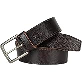 Wrangler Men's Pebble Leather Belt, 38mm Casual Casual Waist Belt for Jeans, Gift for Men