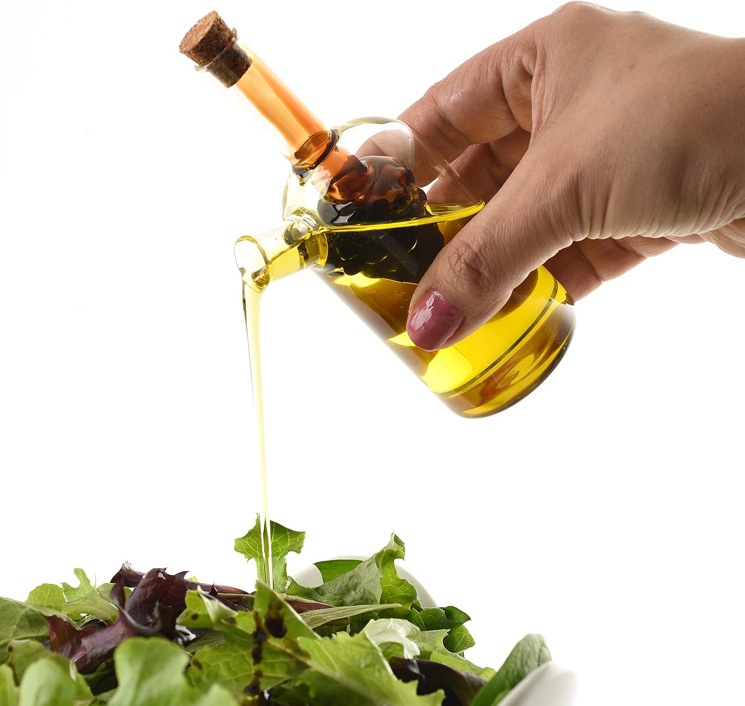 Norpro Oil and Vinegar Cruets, Set of 2, Clear: Cruet Sets: Kitchen & Dining