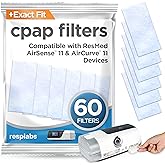 resplabs CPAP Filters Compatible with the ResMed AirSense 11 Machine (60)