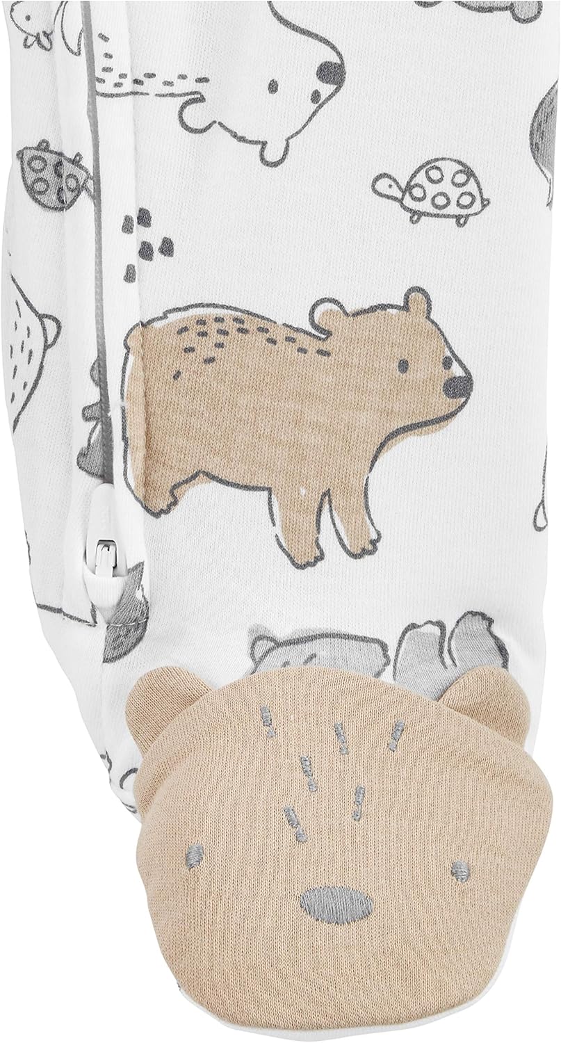 Simple Joys by Carter's Baby 2-Pack Cotton Footed Sleep and Play: Clothing
