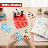 Magic Toy Shop Bingo Game Set 90 Balls 24 Cards Family Lotto Board Game Cage view 2