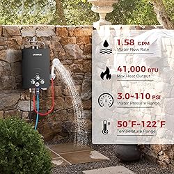 CAMPLUX Portable Tankless Water Heater 1.58