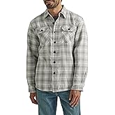 Wrangler Authentics Mens Long Sleeve Sherpa Lined Shirt Jacket
