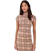 Another Girl Women's Mesh Print Top