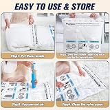 Storage Master Vacuum Storage Bags Space Saver 80% More Space With Hand Pump 10 view 5