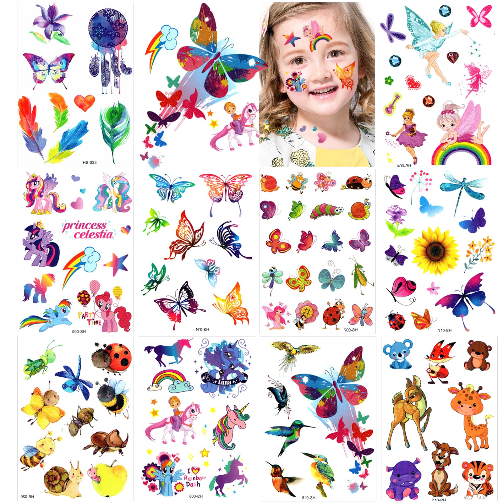 Sunshine smile Child Butterfly Tattoo,animal tattoos for kids,animal tattoos temporary,Child Tattoo,Temporary Tattoos for Children,Children's disposable tattoo,tattoo sticker kids