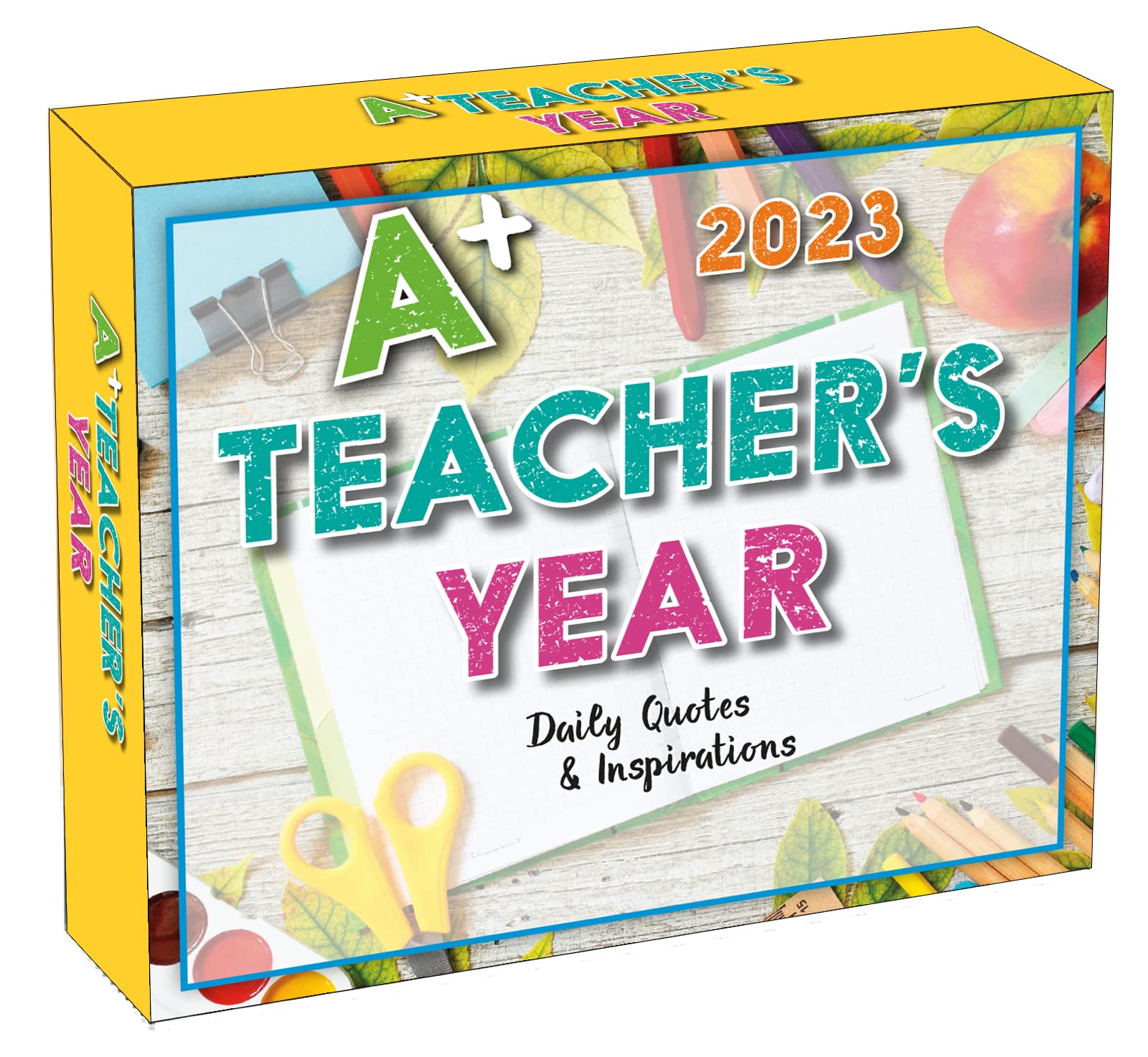A Teacher’s Year 2023 Calendar: Daily Quotes & Inspirations (BOXEDDAILY 365 DAY COMBINED)