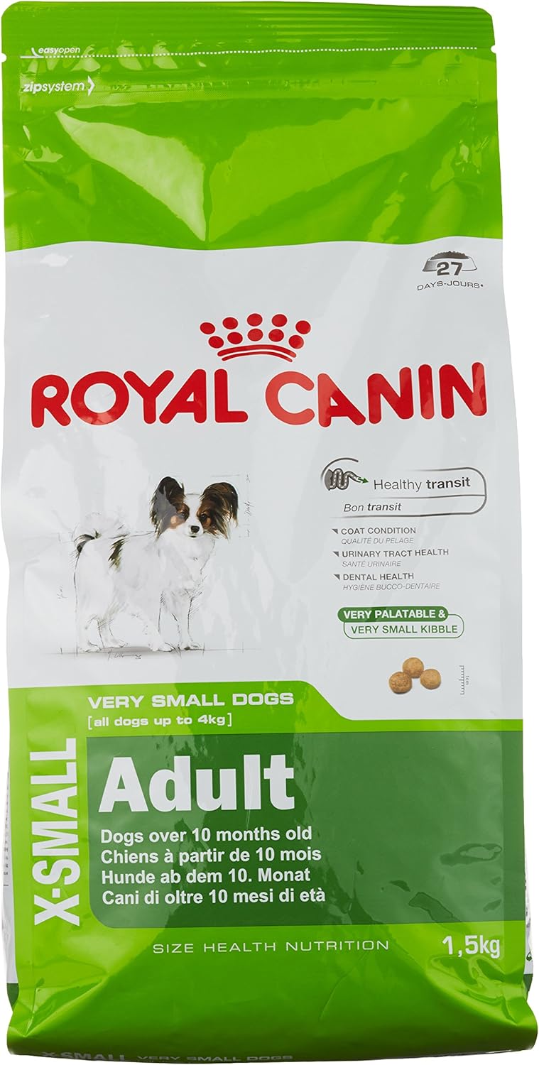 Royal Canin Dog Food Xsmall Adult Dry Mix 1.5kg Amazon.co.uk Pet