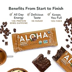 ALOHA Organic Plant Based Protein Bars - Chocolate