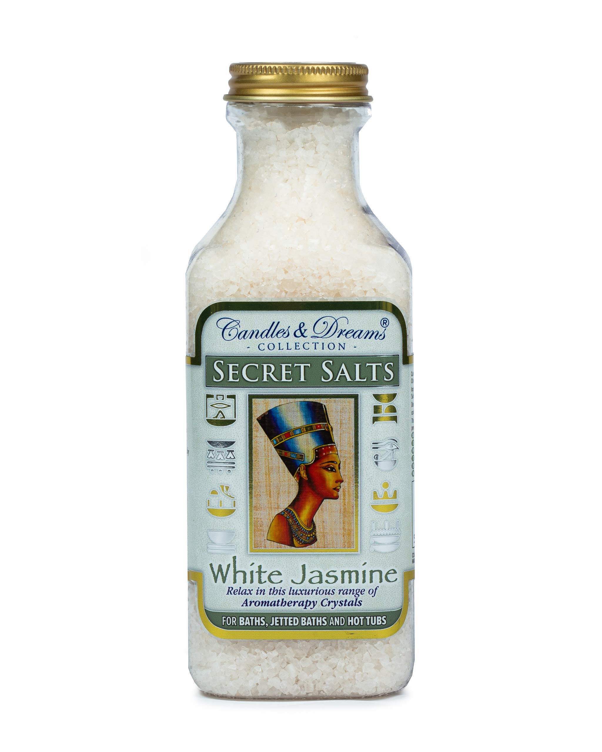 Candles And Dreams Hot tub Spa / Bath Aromatherapy Scents Crystals (White Jasmine) Vegan (500g)
