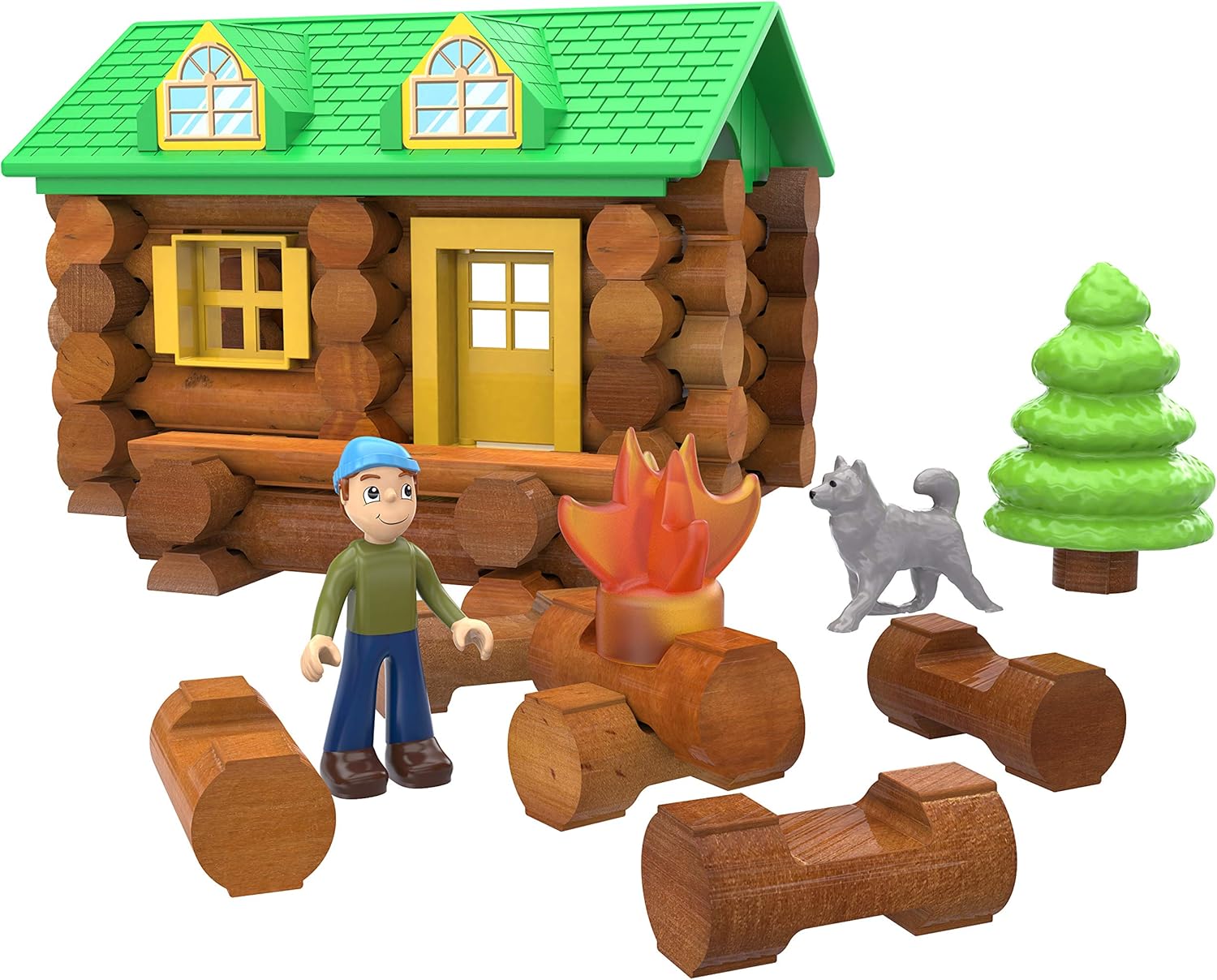 lincoln logs on the trail