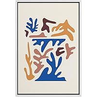 SIGNWIN Framed Canvas Wall Art Boho Decor Illustration Canvas Prints Home Artwork Decoration for Living Room,Bedroom - 16x24 inches