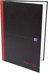 Black n' Red Oxford A4 Notebook Casebound Hardback 192 Pages view 3