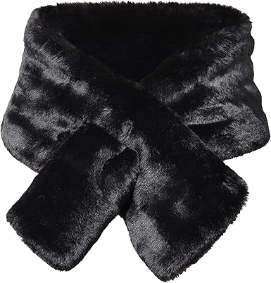 womens faux fur wrap