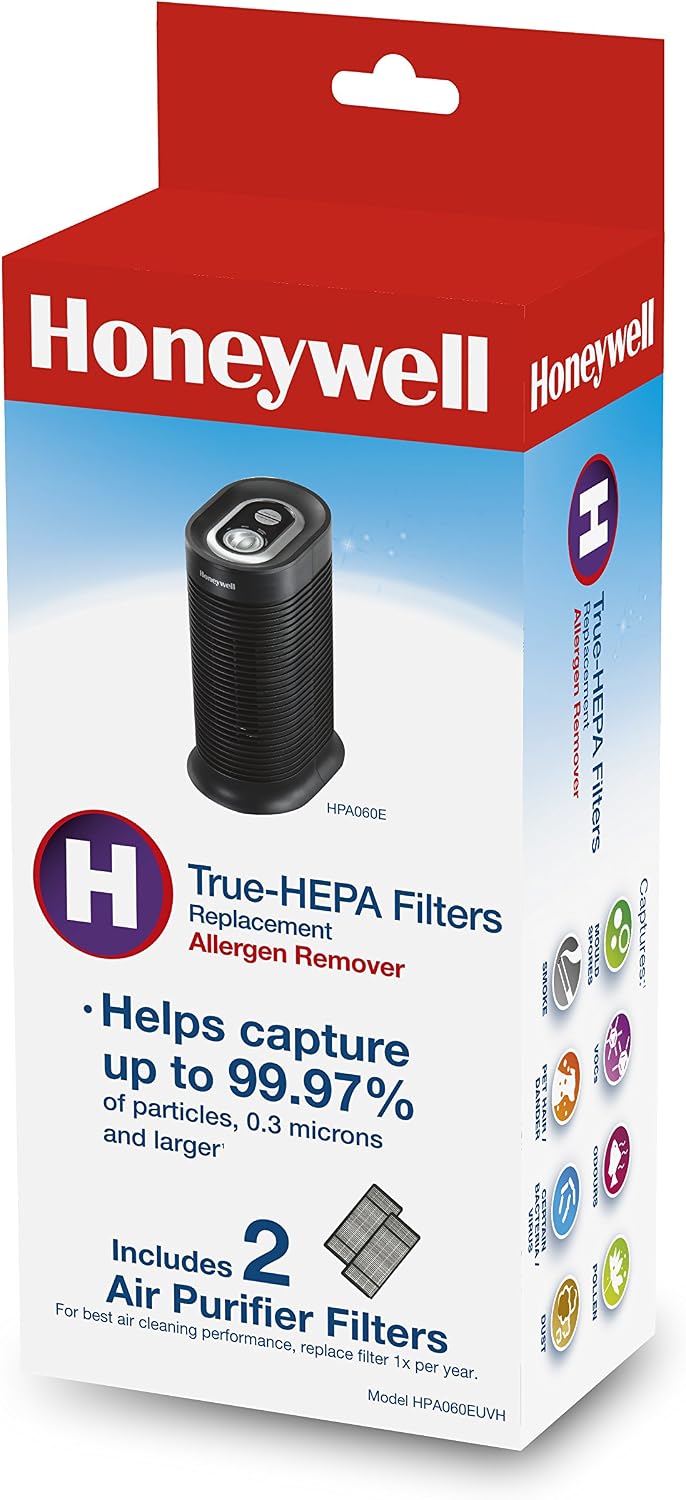 Honeywell HPA060EUVH True-HEPA Filter Compatible with HPA060E Air Purifier