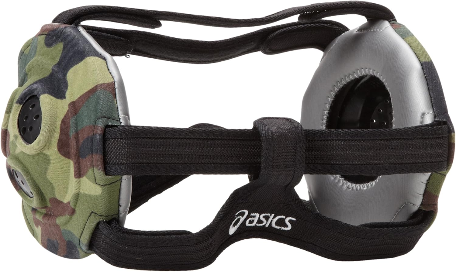 ASICS Unrestrained Wrestling Ear Guard (Camo), One Size Asics Wrestling Gear