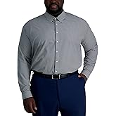 Haggar Mens Smart Wash® Classic Fit Comfort Stretch Dress Shirt- Big Or Tall Sizes