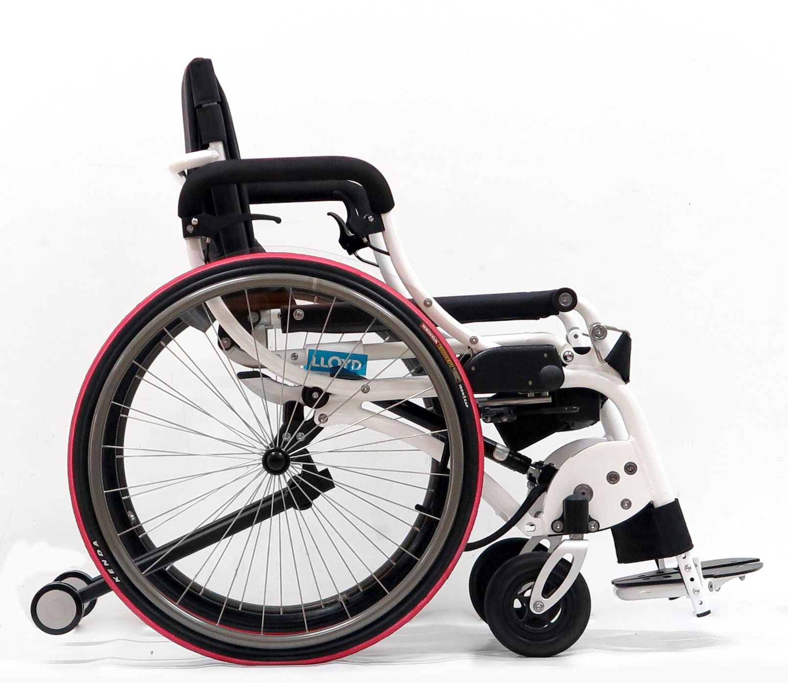 Leo II Lightest Manual Standing Wheelchair 59 lb High Grade Aluminium