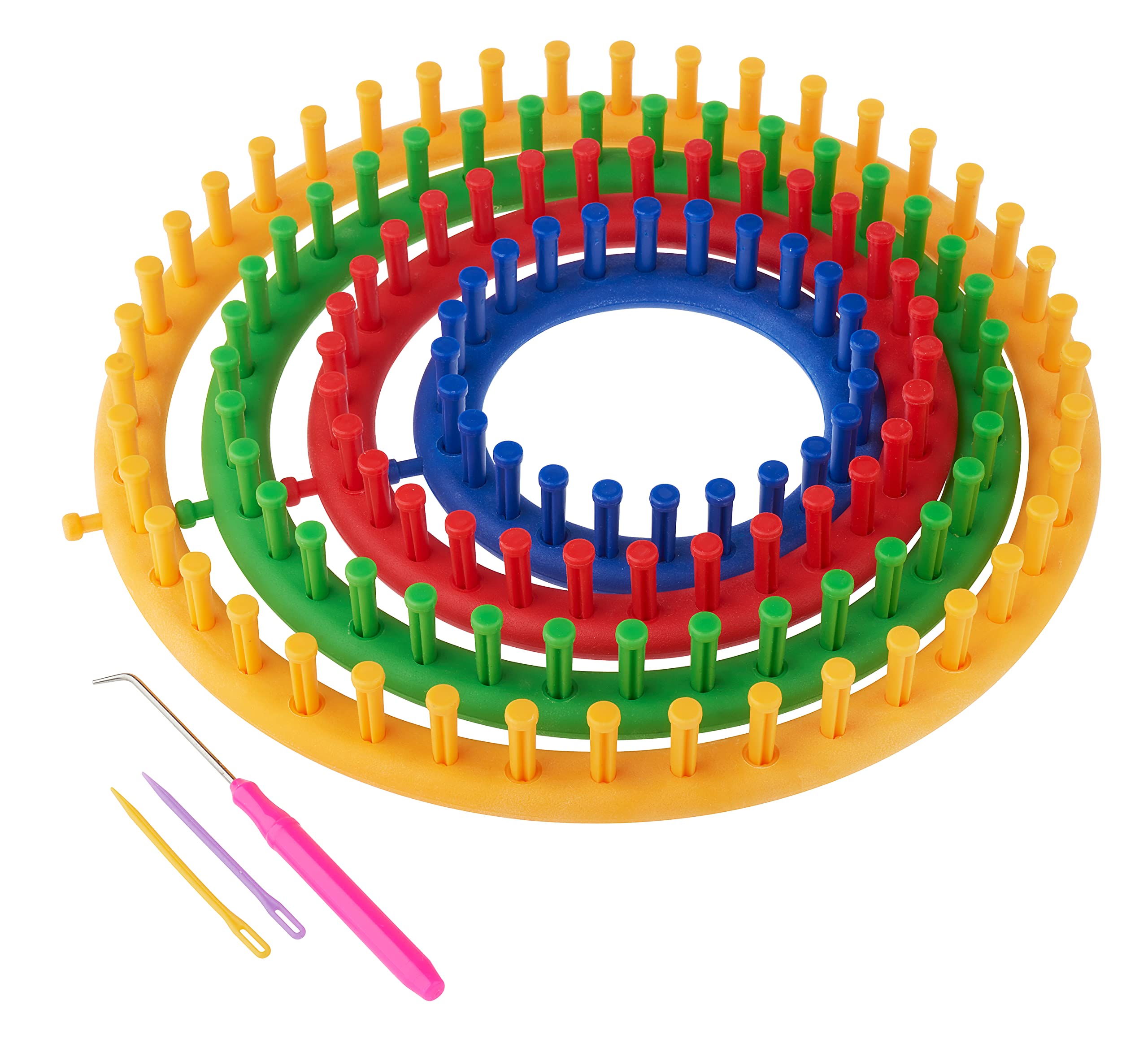 Knitting Loom, D: 12-17-22-27 cm, 1 set, Crafts Craft Kits