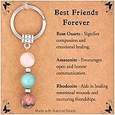 Donouzair New Beginnings Gifts for Women, Small Crystal Keychain Farewell Gifts for Coworkers Women and Life Changes