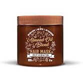 Aveeno Intense Hydration Almond Oil Blend Hydrating Hair Mask Treatment with Avocado Oil and Oat to Repair Dry Damaged Hair, Safe for Color-Treated Hair, Sulfate, Paraben and Dye-Free, 8 Fl Oz