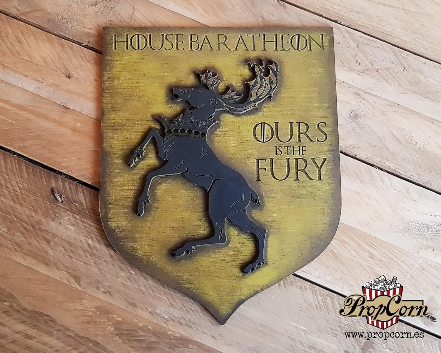 Amazon Com House Baratheon Banner Wood Sign Of Game Of Thrones