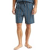 Nautica Mens Nautica Sustainably Crafted Plaid Poplin Sleep Short