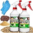 Mulch Glue - 32oz Adhesive Pea Gravel Binder for Landscaping, Garden - Concentrate Landscape Rock Stabilizer, Last up to 2 Years, Gravel Lock for Bonding Bark, Sand