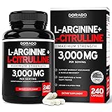 L Arginine L Citrulline Supplement 3000mg