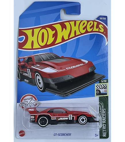 Amazon.com: Hot Wheels 2022 - GT-Scorcher - Retro Racers 5/10