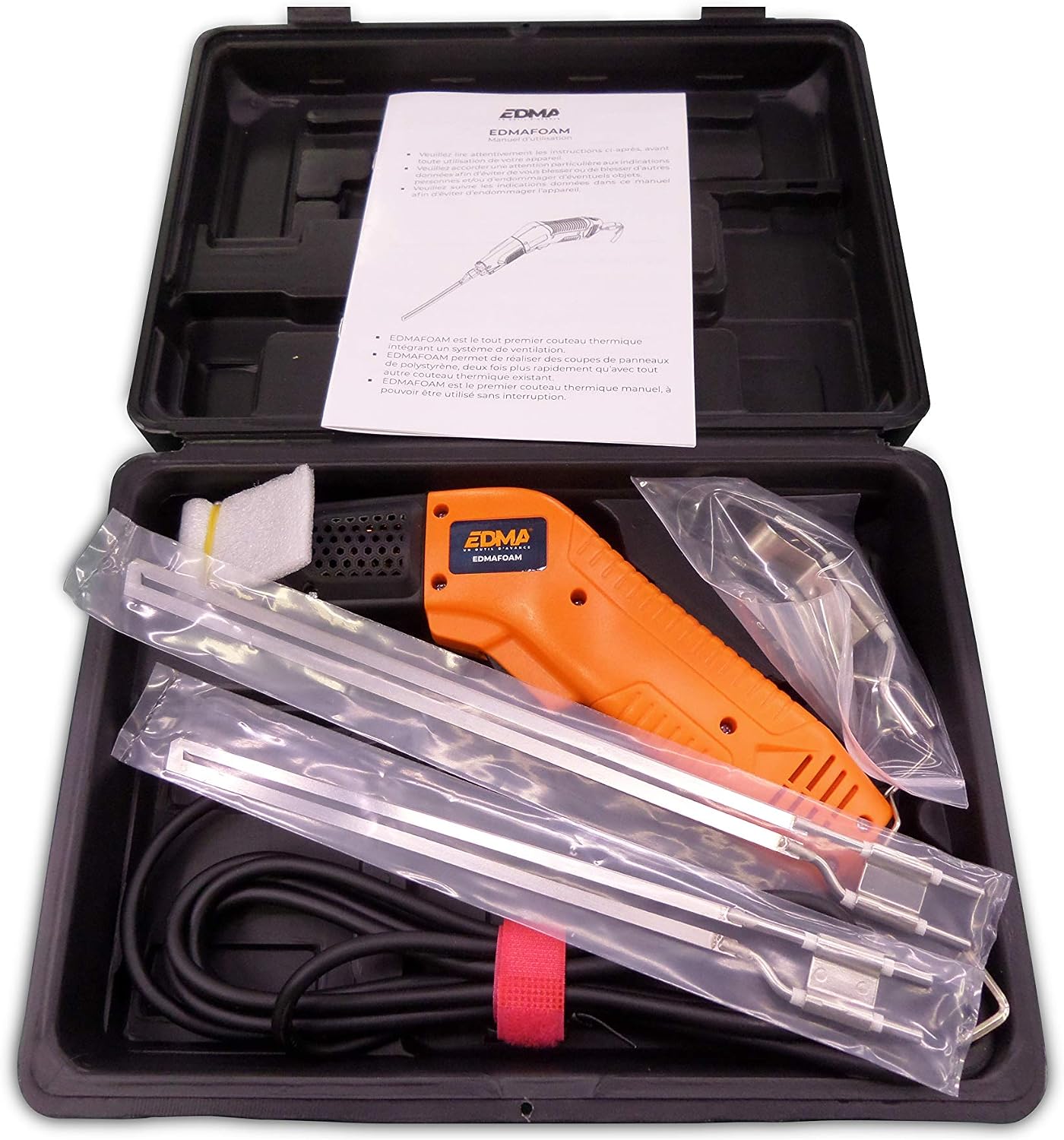 Edma Ventilated Thermal Knife for Polystyrene - Plastic, Fast Cutting, Dust Free, 320W, CE Certified, Variety - Image 3