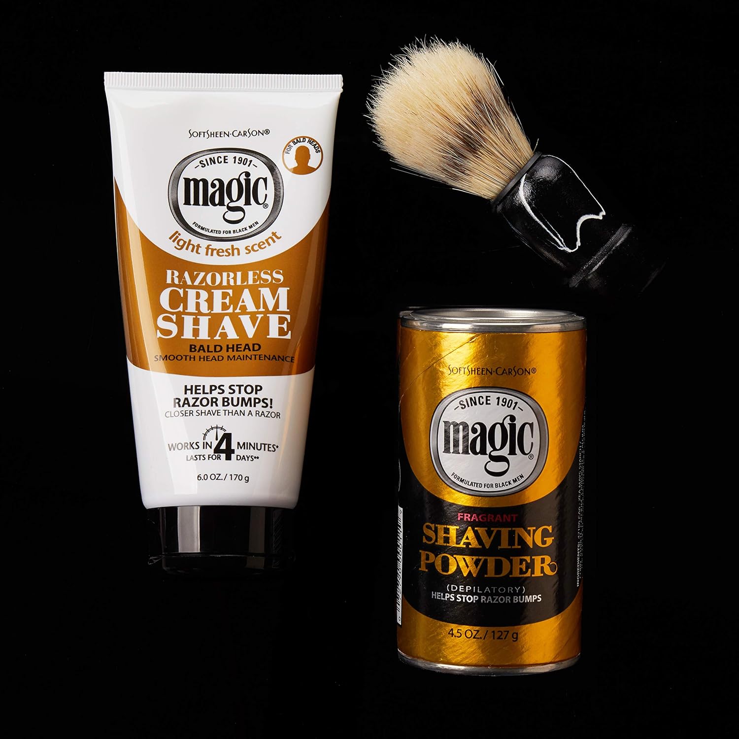 Amazon Com Magic Shaving Powder Gold 4 5 Ounce Fragrant Health