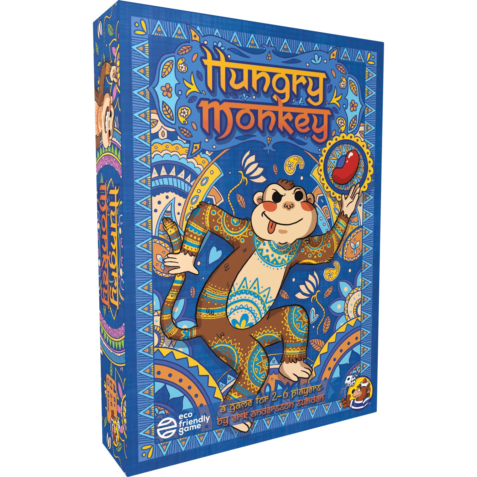 HeidelBÄR Games Hungry Monkey - Card Game – The Smart & Easy Family Card Game Right Out of The Jungle - for 2 to 6 Players, Age 8+, 15 Min