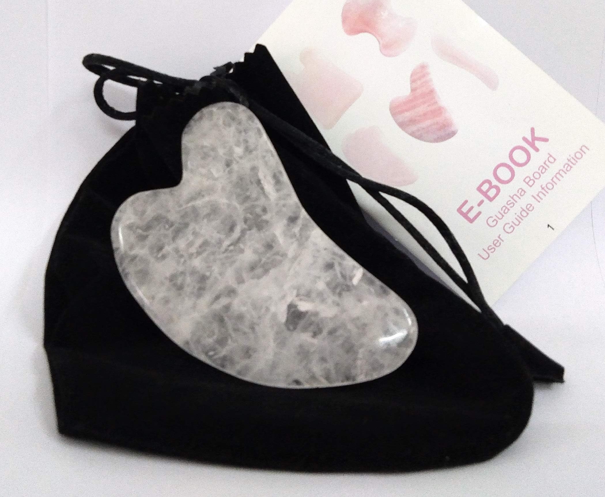 Pinkcity Kraft Triangle Shape Pink Rose Quartz Gua Sha Board Natural Healing Stone GuaSha Tools for Facial Skincare, Anti-Aging Anti-Wrinkles, Lifting Your Face and Lymphatic Drainage