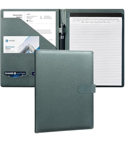 Amazon.com: UNV32660 - Leather-Look Pad Folio : Office Products