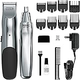 Wahl Groomsman Rechargeable Beard Trimmer kit for Mustaches, Nose Hair, and Light Detailing and Grooming with Bonus Wet/Dry B