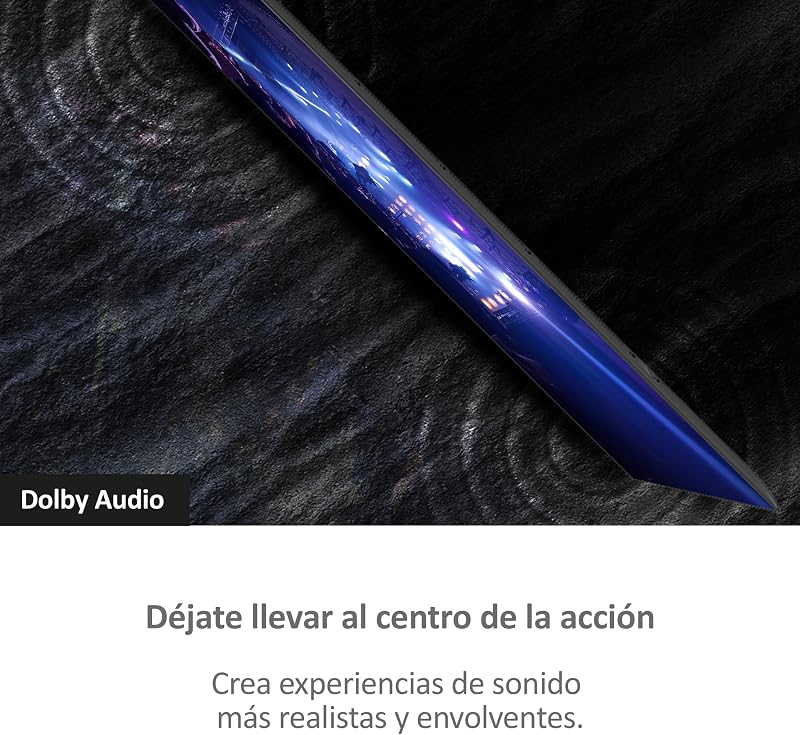QLED 4K UHD H50S80EUX - Smart TV 50", Google TV, Dolby Audio, HDR 10, Smart Remote Control, Google Assistant, Bluetooth 5.1, DBX TV, HDMI 2.1 x 4, Sin Marcos, 2024
