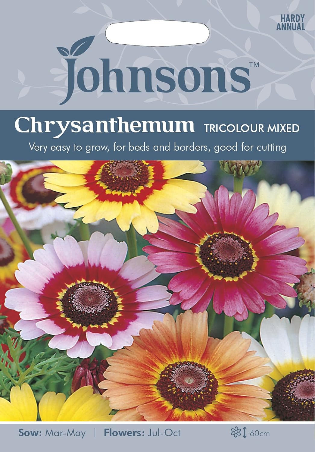 Johnsons 14492 Chrysanthemum Tricolour Mixed, 400