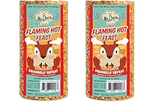 2-Pack of Mr. Bird Flaming Hot Feast Small Cylinder 19 oz.